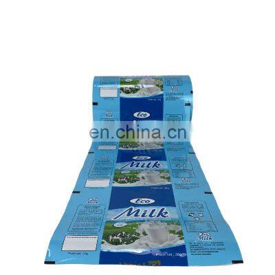 Good quality custom sachet packaging roll film for milk powder