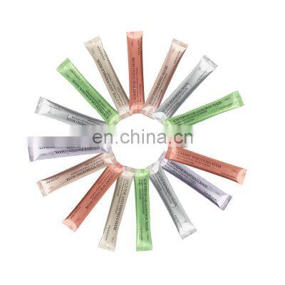 Aluminum foil face mask hydrating powder back seal pouch cosmetic facial liquid lotion shampoo matte packaging film roll