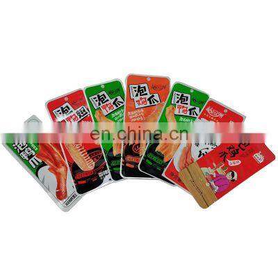 OEM borsa da cucina high temperature cooking foil portable Chicken duck feet snack meat food packaging plastic vacuum bag sachet