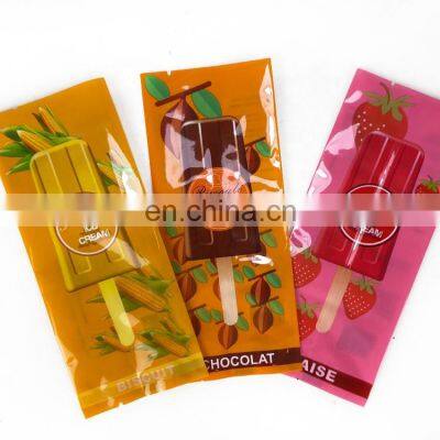 custom printed pop popsicle mold packaging bag back sealing foil plastic ice cream wrapper ice popsicle frozen food packaging
