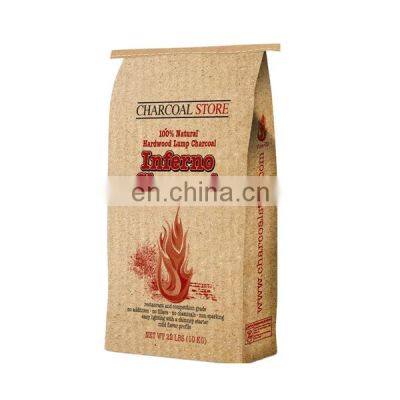 custom size side guesst BBQ Charcoal Briquette charcoal bag 10kg