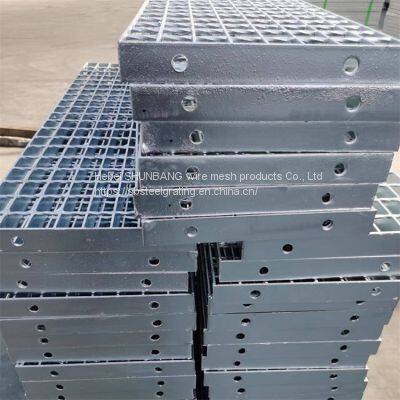 Hot dip galvanized platform steel grating work platform grating SHUNBANG customized after-sales worry free Q235 material