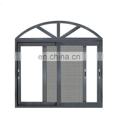 2022 arch windows sliding kitchen alaminiun sliding windows with security
