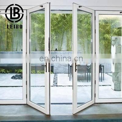 Quality assurance double front aluminum interior noiseless casement door