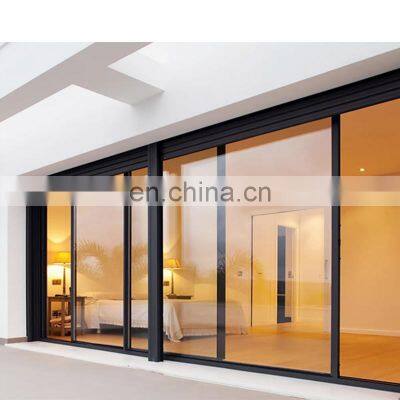 LEI BO Modern strong thermal broken aluminium narrow frame large glass lift and slide sliding doors