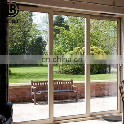Plastic PVC Sliding Door Frame/3 Track UPVC Sliding Door