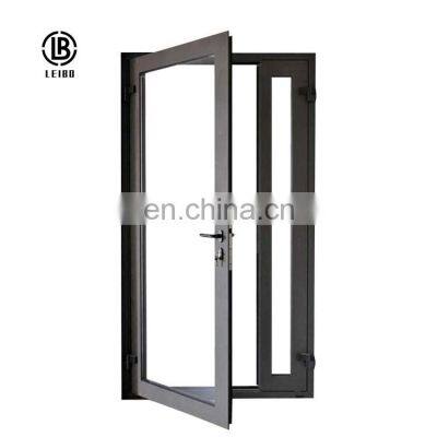 double leaf elegant hinge soundproof glass interior lock french slim aluminum casement doors for house
