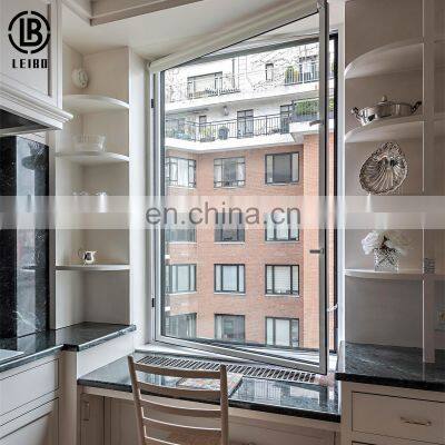 Leibo middle swing window is convenient for opening and closing, ventilation and wide field of vision
