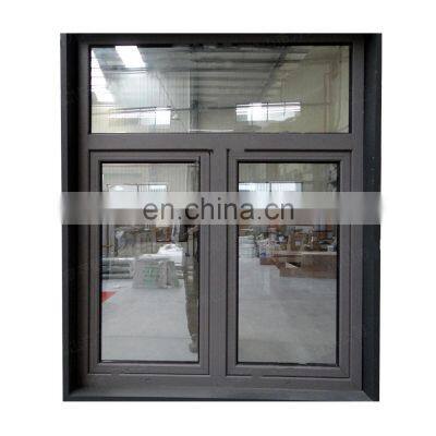 Factory directly thermal break low price Powder coated black aluminium windows aluminium windows and doors