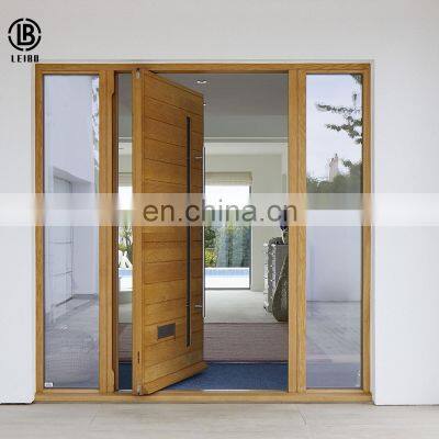 The wooden door of the main entrance is mainly the middle swing door, which is spacious and home design