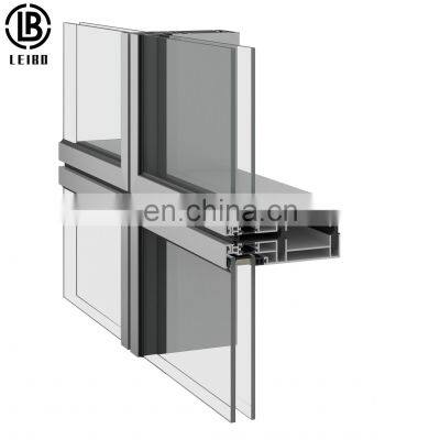 Commerce Exterior Structural Glass Facade Building Wall Aluminum Panels Aluminum Curtain from Supplier