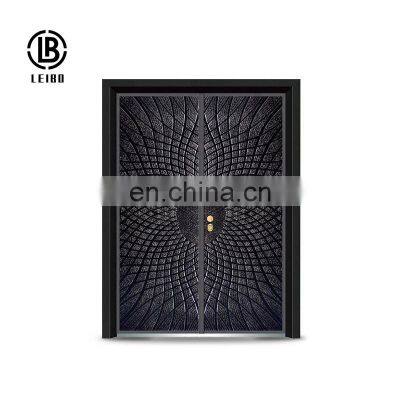 Residential luxury American style cast aluminum entrance door security exterior doors