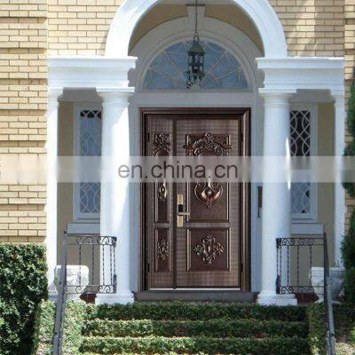 Factory direct supply metal door pattern custom bulk cast aluminum door