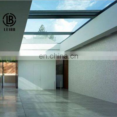Aluminum Profile Frame Flat Glass Sliding Roof Lights Windows Skylight Home Windows Price