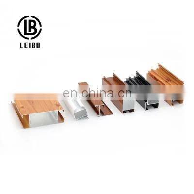 French advanced aluminum doors and Windows raw material door and window profiles wind proof, fire proof and moisture proof