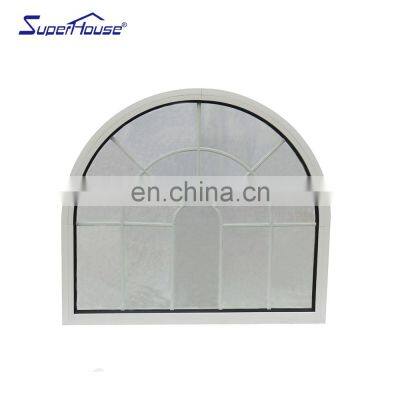 Florida Miami-Dade Noa Approved Hurricane Proof Impact Aluminum Glass arch fixed Window