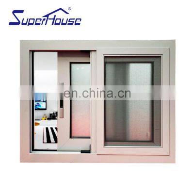 Miami Hurricane proof impact resistance NFRC certificate energy efficient Aluminium frame sliding windows for Villa