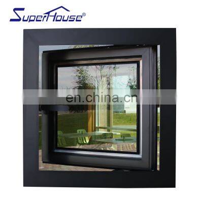 Super wholesale aluminium windows High Security Impact Glass Casement Window Double Glazing Aluminum Frame Windows