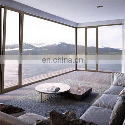 Superhouse customized princess light pink glass awning tilt chain window