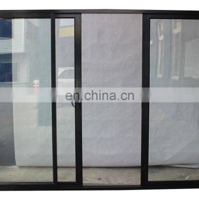Superhouse triangle window New Design China Supply Sliding Accordion Aluminium Frame Glass Sliding Doors
