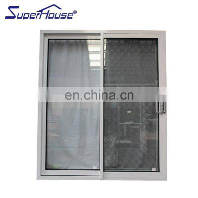 Superhouse 96 x 80 Sliding Glass Door Double Glazed Aluminium Sliding Door with Grills
