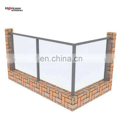 Aluminum glass handrail with factory price