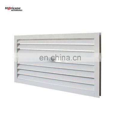 High quality customized aluminum modern design frame fixed jalousie cheap price security aluminium sun screen louvers