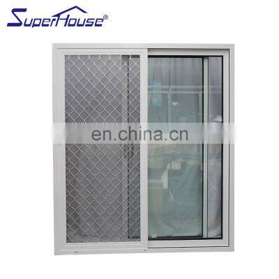 Superhouse Hurricane Proof NOA NFRC AS2047 Standard Safety Glass Aluminium White Aluminum Sliding Doors