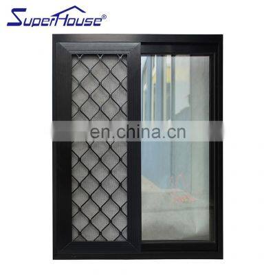 Superhouse Windows And Doors Window Grills Aluminium Aluminum Alloy Horizontal Design For Sliding Windows
