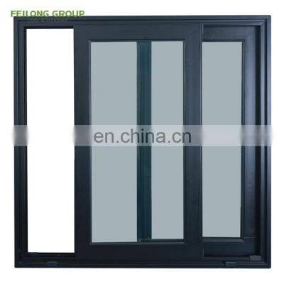 Thermal break double large glass aluminium sliding door