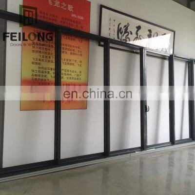 FEILONG Windows And Doors aluminum patio door double glass glass sliding doors