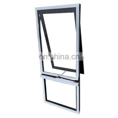 Standard China factory price Aluminium Awning double glazed Window with chain winder