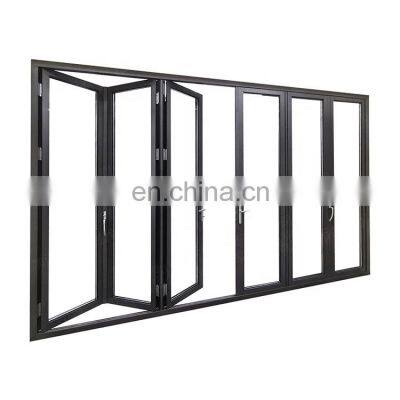 Heat insulated residential Aluminum balcony folding windows