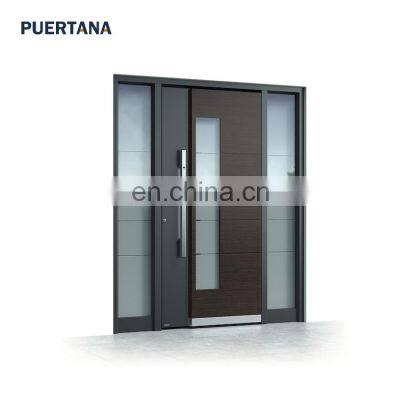 Burglar Proof Security Stainless Steel Single Door Design Modern Exterior Main Front Door Residential