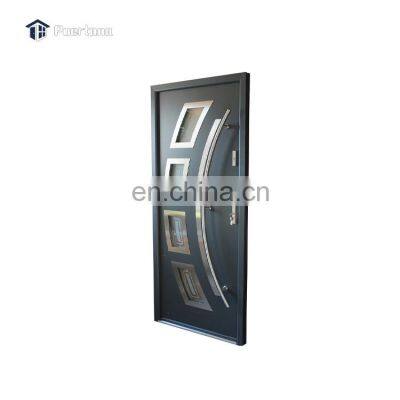 SS 201 304 Stainless Steel Door Luxury French Design Copper Color Exterior Security Doors Entrance