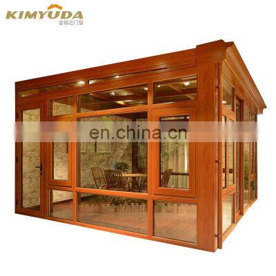 Valenmis Greenhouses Sunroom Verandah Aluminum Alloy Sunrooms Glass Houses Customized Balcony Sunroom Houses