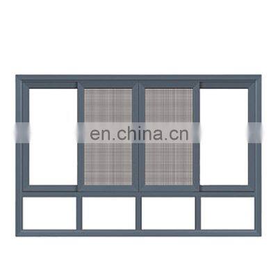 New Design Thermal Break Aluminum French Glass Aluminum Sliding Window
