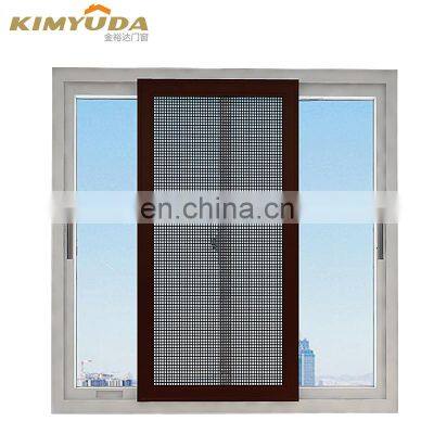 JYD Aluminum Alloy Sliding Window Burglar Proof Double Glass Slide Window Reasonable Price