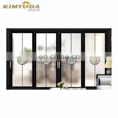 lowe louver sliding aluminium glass screen door with blinds for toilet philippines price and design