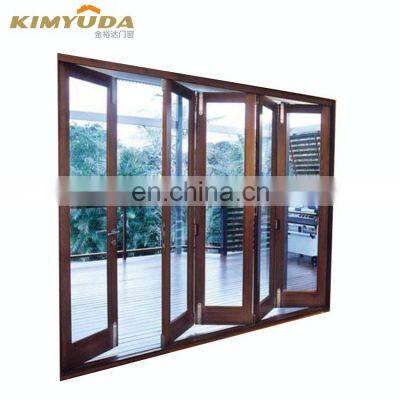 Aluminum thermal break bi folding door stacking door patio doors