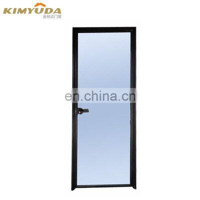 JYD Modern simple aluminum alloy doors for bathroom, kitchen, toilet, Design of full gusset panel swing door