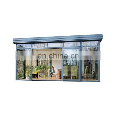 Lowes Portable Sunrooms Double Glazing Tempered Soundproof Heatment Insulation Energy Saving Aluminium Glass House