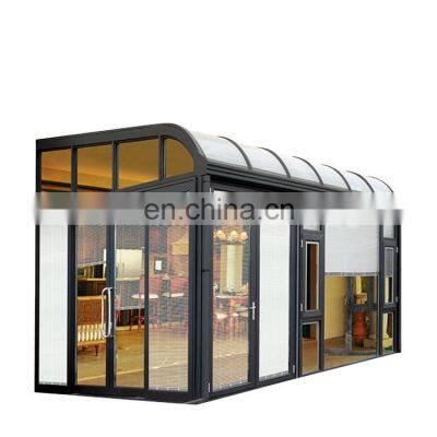 JYD High Standard Free Standing Glass Room Aluminum Frame Sunroom