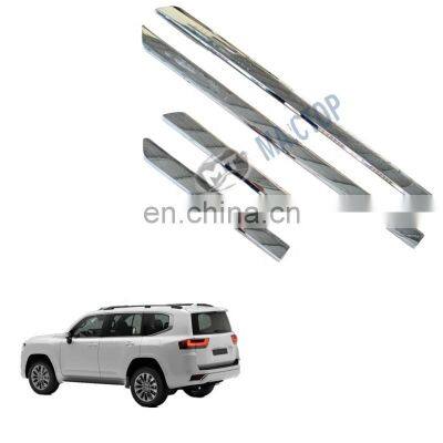 MAICTOP car auto parts side door trims moulding for land cruiser lc300 fj300 2022 chrome door trim