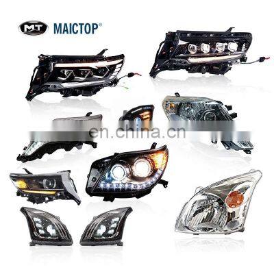 MAICTOP Car Led head light lamp Headlight for land cruiser prado 120 150 lc150 fj120 2003-2018