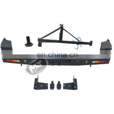 MAICTOP car auto parts rear bull bar for land cruiser prado fj120 2003-2009 steel bumper