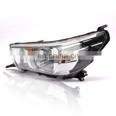 MAICTOP car spare parts halogen headlight for hilux revo 2015-2017 white