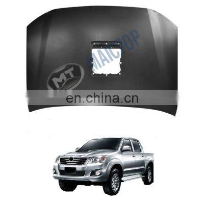 MAICTOP car body parts front engine hood for hilux vigo 2012 hood