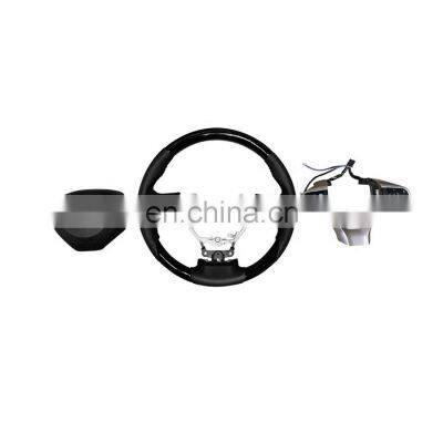 MAICTOP interior kit Car steering wheel for lx570 land cruiser prado 2008-2015 facelift to 2018