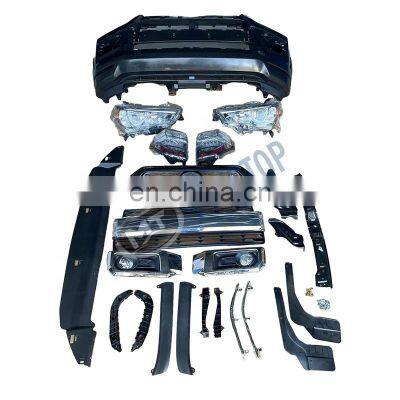 MAICTOP car body kit front bumper grille headlight tail lamp for 4runner 2014